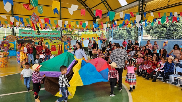 Festejos juninos nas escolas municipais