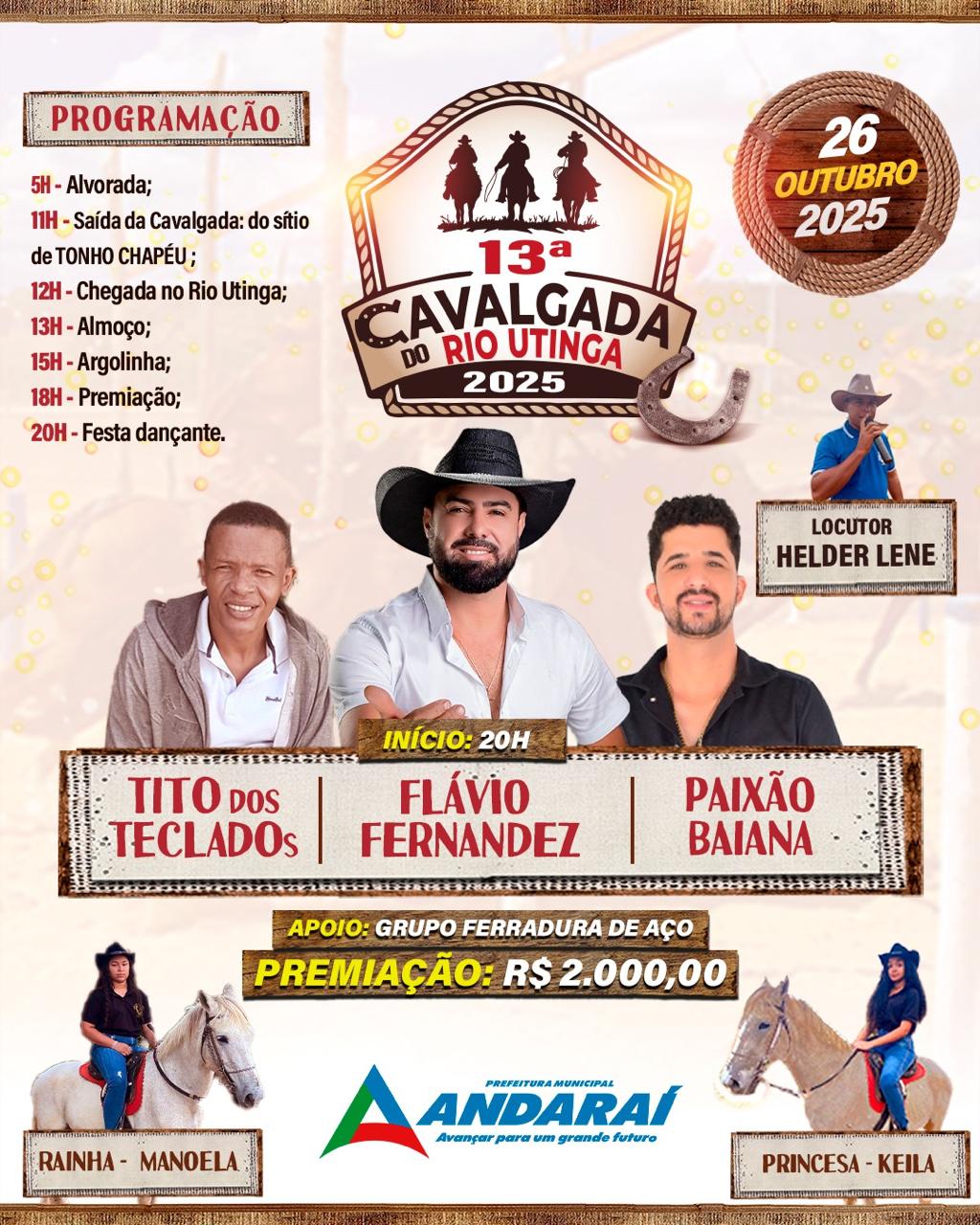  13ª Cavalgada do Rio Utinga