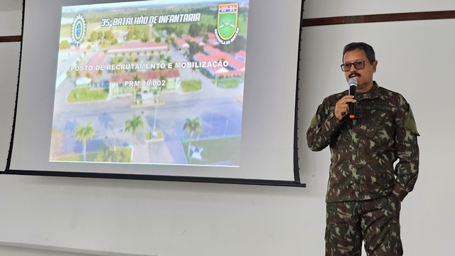 Palestra para alunos do CETIES: Processo de Alistamento Militar