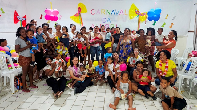 Criança Feliz festeja a alegria em Nova Vista e Sede
