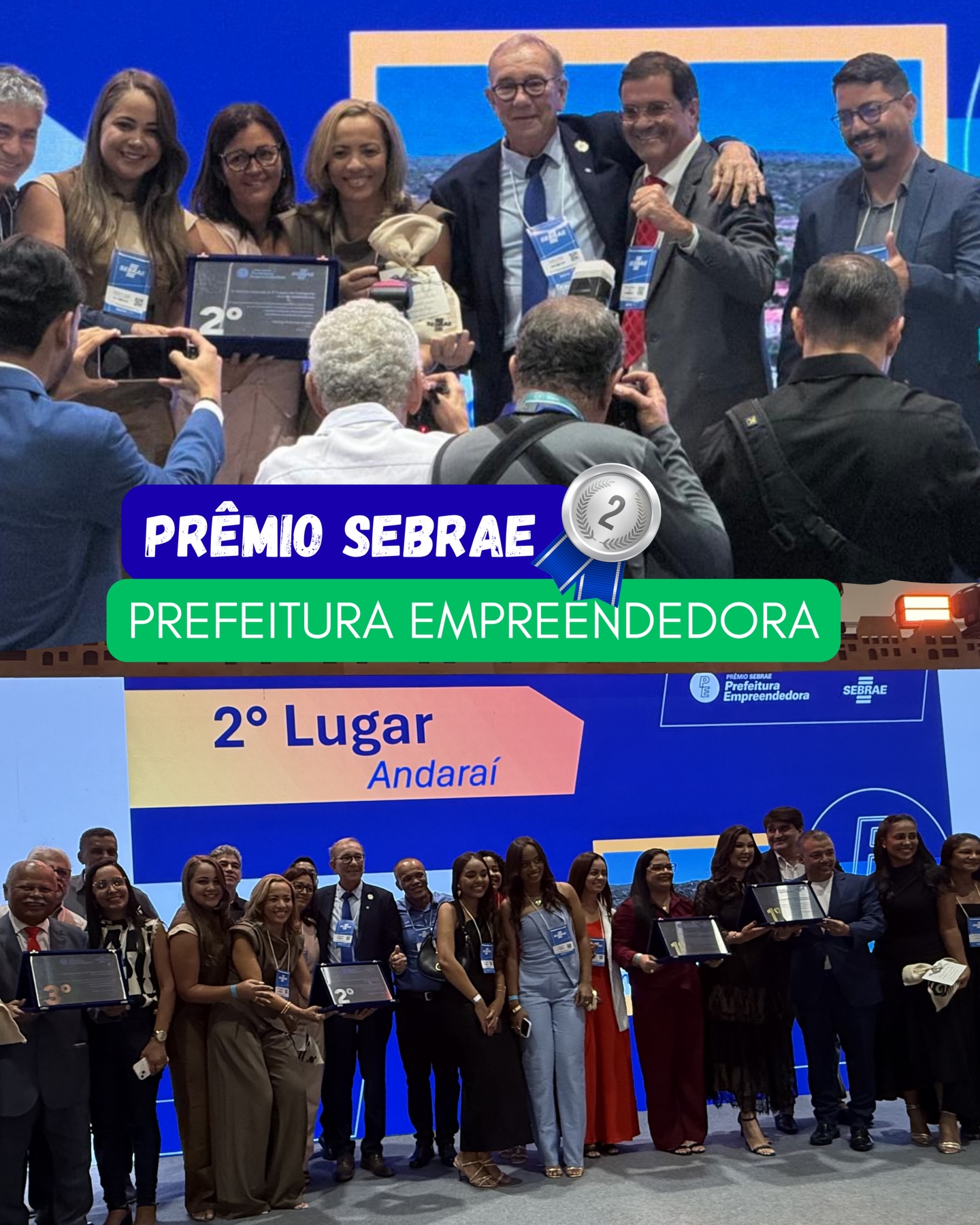 Andaraí conquista 2º lugar no Prêmio Sebrae Prefeitura Empreendedora e reafirma compromisso com o desenvolvimento